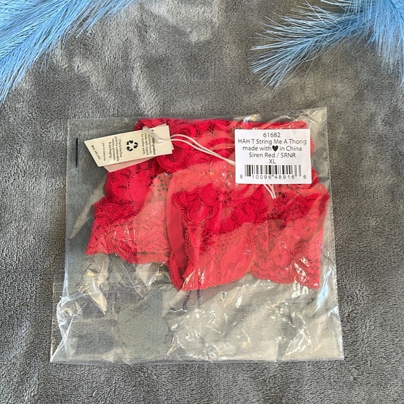 String me a thong - Siren Red - SZ XL - NWT - Picture 8 of 8